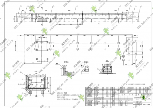 山西XGZ-1200铸石槽刮板输送机CAD